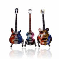 GUITARE MINIATURE EXCLUSIVE LES BEATLES 10 POUCES INCLUENT LA GUITARE POUR LA MUSIQUE DE DÉCORATION