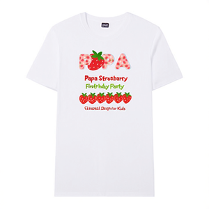 Maglietta Promozionale per Festa di Primo Compleanno a Tema Fragola per Bambini - Product Image 2