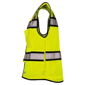 Logo personnalisé Gilet de sécurité pour la construction Vêtements réfléchissants Gilet de sécurité haute visibilité avec réflecteur avec poche haute visibilité pour l'hiver - Product Image 3