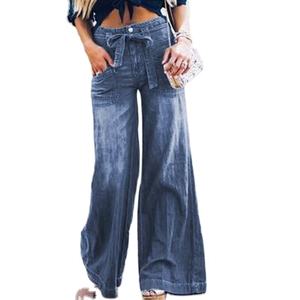 Jeans sexy taille haute en daim dégradé avec grandes poches, tendance estivale - Product Image 6