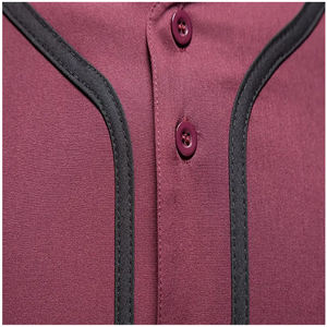 Camiseta de Béisbol Personalizada con Botones, Uniforme Deportivo para Hombre en Tallas Grandes, Transpirable y de Secado Rápido - Product Image 4