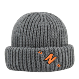 Vente chaude Personnalisé Fluffy Tricotage Chapeau Acrylique Tricot Jacquard Faux Bonnet Avec Logo Personnalisé Crâne Bonnet Unisexe - Product Image 5