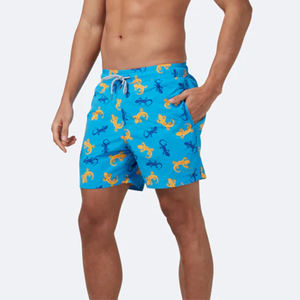 Summer American Casual Hommes Femmes Canvas Solid Quick Dry Breathable Anti-Uv Swimming Shorts Basketball Swim Running Sports - Product Image 4