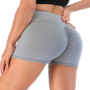 Pantalones Cortos de Yoga de Cintura Alta para Mujer, Ropa de Gimnasio, Estilo Deportivo, Color Sólido, Pantalones Cortos Deportivos para Correr y Hacer Ejercicio - Product Image 5