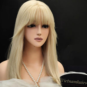 Vente en gros 2025 de meilleure qualité perruque de cheveux humains bruts 100% avec fermeture 4x4 pleine cuticule transparente HD dentelle base de soie de vente chaude - Product Image 1