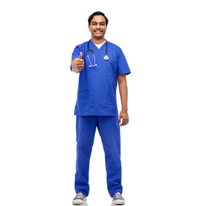 Uniforme médico de tela suave de alta calidad, uniforme de hospital, uniformes de enfermería, buen antipolvo para mujeres y hombres de la fábrica de Sao Mai - Product Image 6