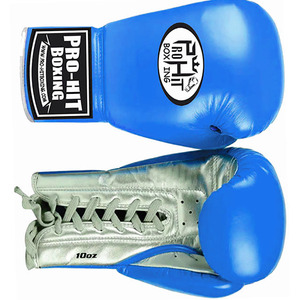 Ropa de entrenamiento Guantes de boxeo para hombre más vendidos con cordones Impermeable Color sólido Soporte de muñeca de cuero para ropa de entrenamiento - Product Image 2
