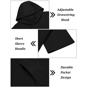 Customized 500 GSM Two Piece Baggy Fleece Oversized Hooded Jogger Set Tracksuit For Men Breathable Fitness Sportswear Summer - Product Image 2