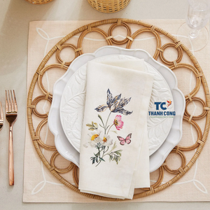 Beauty Design Handwoven Round Rattan Placemats Rattan Placemat Home <b>Decoration</b> <b>Party</b> Wedding Made in Vietnam - Product Image 2