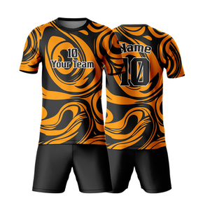 ชุดเสื้อฟุตบอลผ้าโพลีเอสเตอร์ชุดเสื้อเจอร์ซี่สำหรับปีใหม่2023ออกแบบตามสั่ง - Product Image 3