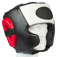 Protège-tête de Kick Boxing Kudo en cuir PU pour 14 ans et plus, avec fermeture auto-agrippante, personnalisable, pour Boxe et Karaté