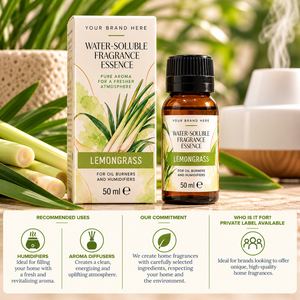 Essenza Idrosolubile di Citronella OEM 50ml |   Fragranza Fresca di Agrumi per Umidificatore |   Marchio Privato Spagna - Product Image 3