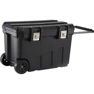 STANLEY Mobile Assembly Box W770xD490xH480 mm Plastic Utility <b>Cart</b> with Recessed Lid - Product Image 3