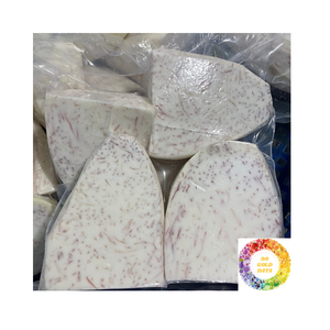 Calidad Premium IQF Frozen Pelado Taro Raíz Púrpura Y Amarillo Variedad Forma personalizada Embalaje Taro congelado para exportación - Product Image 4