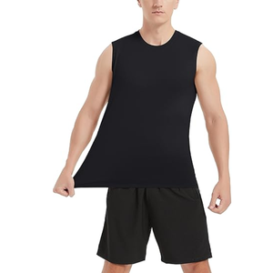 Débardeur Gym Fitness de haute qualité parfait pour les vêtements sans manches à col rond pour hommes et femmes pour la course à pied-en vrac - Product Image 2