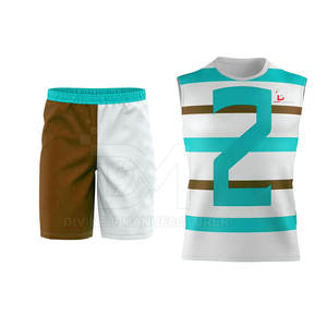 Offre spéciale Vêtements de sport 7v7 Meilleur uniforme en polyester avec logo personnalisé en différentes couleurs - Product Image 4