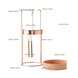 Deluxe Quality Customized Shape <b>Jewelry</b> Storage <b>Holder</b> Designer Gold Color Iron <b>Jewelry</b> Display Stand At Low Price - Product Image 3