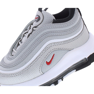 Scarpe Nike Air Max 97 QS per neonati/bambini Colore: Argento metallizzato/Rosso varsity 100% autentico - Product Image 3
