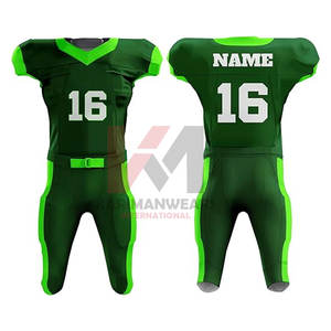 Haute qualité personnalisé attirail sergé broderie équipe de Football américain maillot personnalisé équipe uniformes pour hommes femmes respirant - Product Image 1