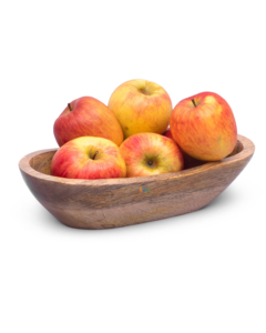 Petit bol ovale rustique en bois d'acacia écologique pour les fêtes, 14-16 cm, pour les aliments et les légumes - Product Image 4