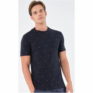 เสื้อยืดผ้าฝ้าย100% สำหรับผู้ชายทรงพอดีตัวพร้อมโลโก้แบบปรับแต่งได้ในแบบว่างเปล่า - Product Image 2