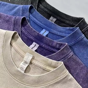 เสื้อยืดผ้าฝ้ายลำลองสำหรับผู้ชายเสื้อยืดผ้าฝ้ายลาย100% สีพื้นซักได้ไซส์ใหญ่พิเศษออกแบบโลโก้ได้ตามต้องการ - Product Image 1
