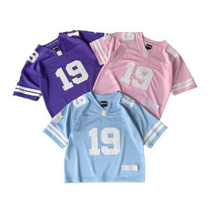 Maillot de football américain en tissu polyester à séchage rapide maillot de football unisexe maille France maillots de football pour homme - Product Image 5