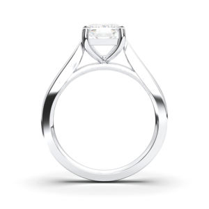 Élégante bague de fiançailles solitaire 2.00 de laboratoire en or massif et en argent sterling avec vente en gros de bagues en diamant OEM - Product Image 5