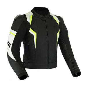 Chaqueta de Cuero Premium para Motociclismo, con Estampado por Transferencia de Calor, Bordado 3D, Secado Rápido, Manga Larga, Nombre del Equipo Personalizado - Product Image 4