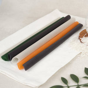 Pailles boba colorées écologiques paille de grande taille pour boissons au riz pour thé au lait à bulles prix de gros - Product Image 1