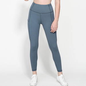 Sublimación mujer entrenamiento gimnasio Fitness Yoga pantalón Mujer alta cintura Legging Yoga sudor pantalón a prueba de viento Nylon Yoga pantalones mujeres - Product Image 2