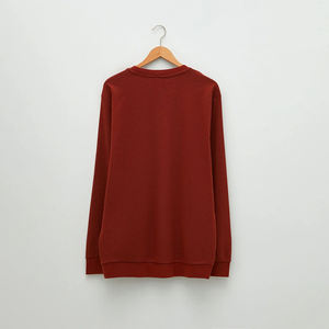 Winter Wear Sweatshirt For Men's Wear 100% Cotton Material Lightweight Solid Color Full Sleeves O-Neck Customized Logo Printing. - Product Image 3