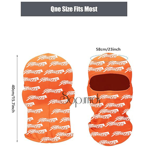 หมวกคลุมศีรษะสำหรับเล่นกีฬาสำหรับผู้ชายพิมพ์ลายได้ตามต้องการหมวกคลุมศีรษะสำหรับเล่นสกีเนื้อผ้ายืดได้น้ำหนักเบาระบายอากาศได้สำหรับกลางแจ้งและวิ่ง - Product Image 2