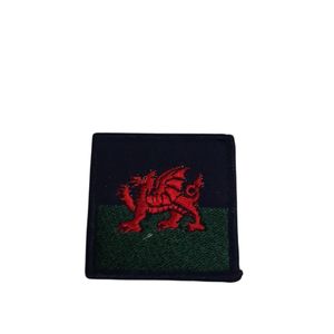 Écusson brodé du Dragon Rouge du Régiment Royal Welsh - Product Image 1
