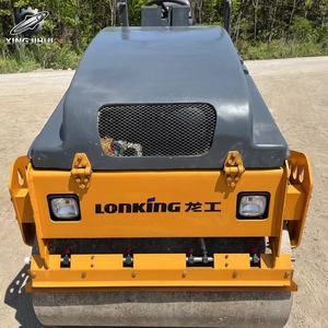 Mini-compacteur routier d'occasion Lonking LG5033DD, poids de travail 3 tonnes, compacteur vibrant à double tambour, marque chinoise originale, petit compacteur - Product Image 4