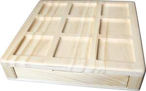 Juego de Mesa Tic Tac Toe de Madera para Niños y Adultos, Clásico Juego Familiar de Tres en Raya, Juego de Estrategia Hecho a Mano para el Hogar - Product Image 4