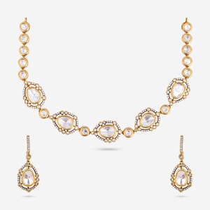 Kundan Necklace 187736 Elegant <b>Wedding</b> <b>Accessory</b> - Product Image 1