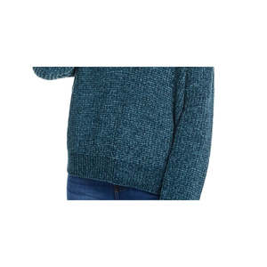 เสื้อคาร์ดิแกนไหมพรมคอวีสำหรับเด็กผู้หญิงสไตล์ฮิปปี้ สีฟ้า ไซส์ X-Small ระบายอากาศได้ดีและทันสมัยสำหรับฤดูใบไม้ร่วงและฤดูหนาว - Product Image 3