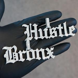 Custom VVS Real Moissanite Pendant 14K White Gold Touch, Moissanite Custom Pendant, - Product Image 1