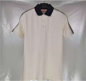 Camisa de Golf para Hombre de Alta Calidad al por Mayor, de Algodón Mercerizado Sólido, Tejido Piqué, con Bolsillo Bordado, Antiarrugas, Manga Corta - Product Image 5
