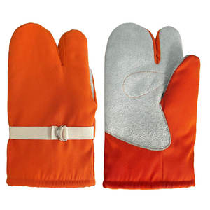 ถุงมือหนังสำหรับงานเชื่อม ป้องกันมือ ถุงมือทำงานหนังวัวแท้ หนังวัวทั้งตัว - Product Image 1