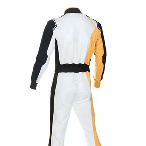 Cardura de cuero de alta calidad a prueba de viento de talla grande Go Kart Racing Suit personalizado nombre del equipo uniforme precio razonable OEM disponible - Product Image 6