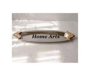 <b>Wood</b> And Leather Food <b>Serving</b> <b>Tray</b> With Premium Quality Brown Color Chocolates <b>Serving</b> <b>Tray</b> For Top Selling - Product Image 4