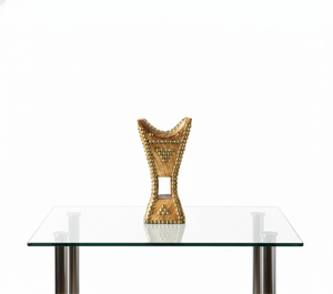 Handcrafted Sandalwood <b>Incense</b> <b>Holder</b> with Brass Detailing Traditional Arabic Religious Design 24 cm - Product Image 4