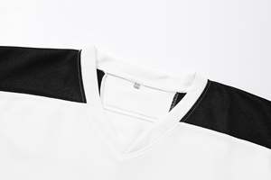 Maillot de hockey sur glace brodé 100% polyester personnalisable Vêtements de hockey sur glace surdimensionnés légers et personnalisés - Product Image 3