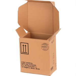 4-Way Approval Dangerous Goods Carton Double-Walled 275x195x300mm Dimensions 16L Capacity 10 TRANSPAK Paper Media <b>Boxes</b> - Product Image 2