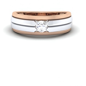 Bague solitaire en or massif 14K/18K avec de véritables diamants naturels Bijoux de fiançailles élégants pour femmes - Product Image 4