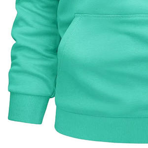 Sweats à capuche pour hommes surdimensionnés unis de haute qualité avec logo personnalisé sweats en coton éponge français personnalisés pulls à capuche avec impression bouffante pour hommes - Product Image 2