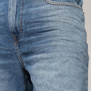 กางเกงยีนส์ขาสั้นผู้ชายแบบสั่งทำ OEM รุ่นใหม่ล่าสุด วัสดุคุณภาพสูง สี ขนาด โลโก้ ปรับแต่งได้ ระบายอากาศดี สไตล์ไฮสตรีท - Product Image 6