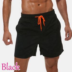 Summer Casual Solid Vintage Men Boardshorts Breathable Beach Comfortable Fitness Basketball Sports Short Pants - Product Image 4